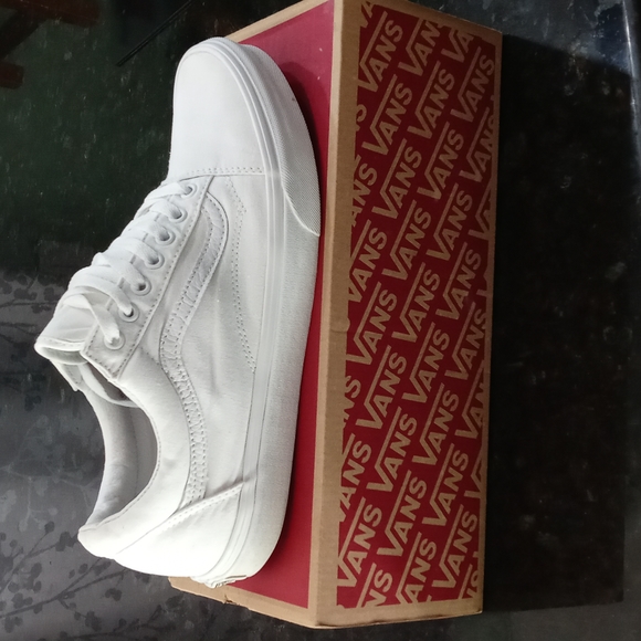 Vans Other - Vans white sneakers for men's size 11